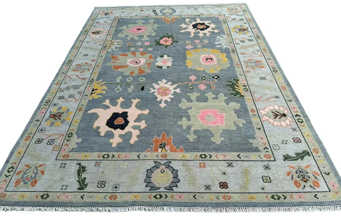 Prime Weave Oushak Hand-Knotted Rug