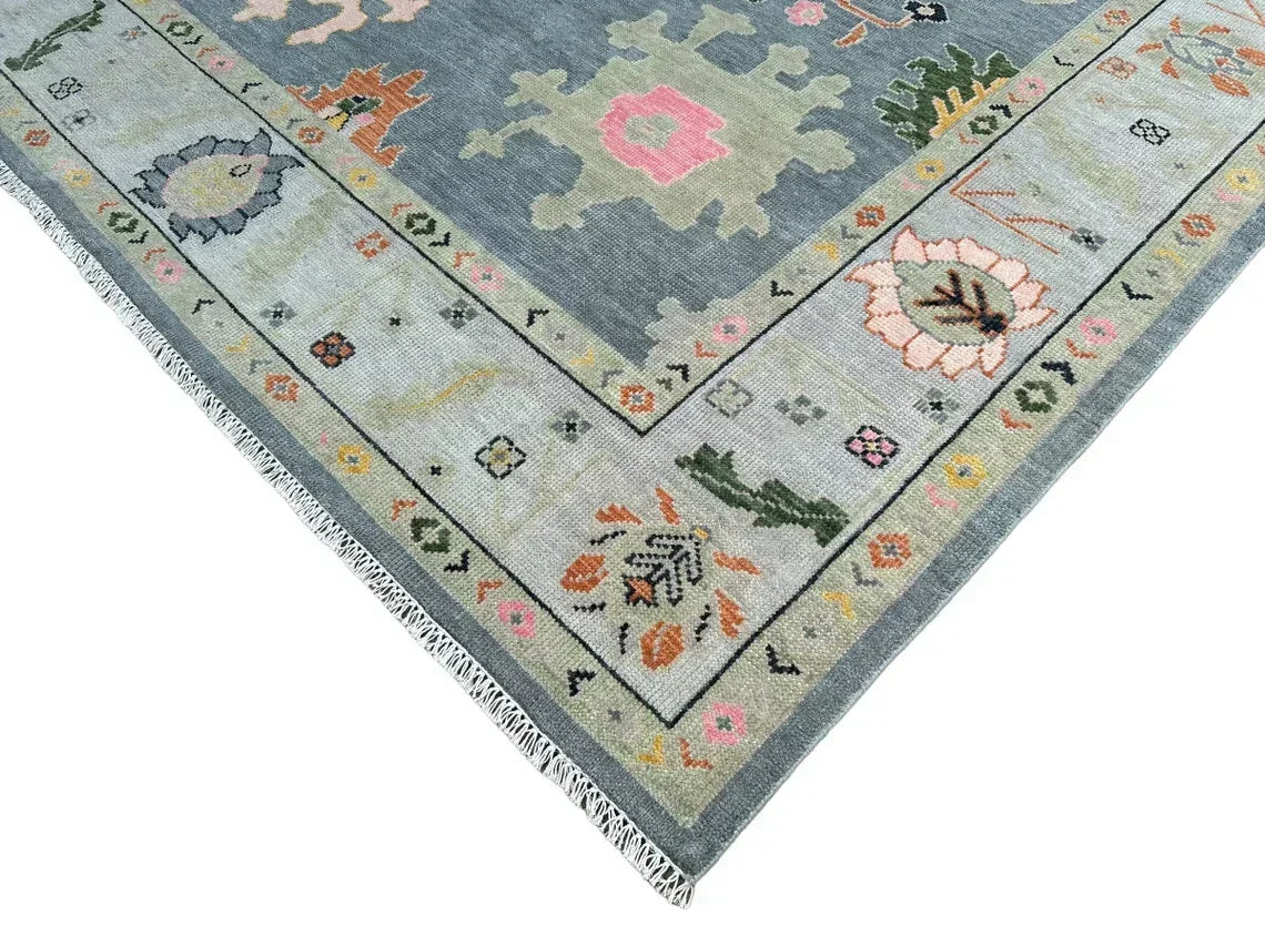 Prime Weave Oushak Hand-Knotted Rug