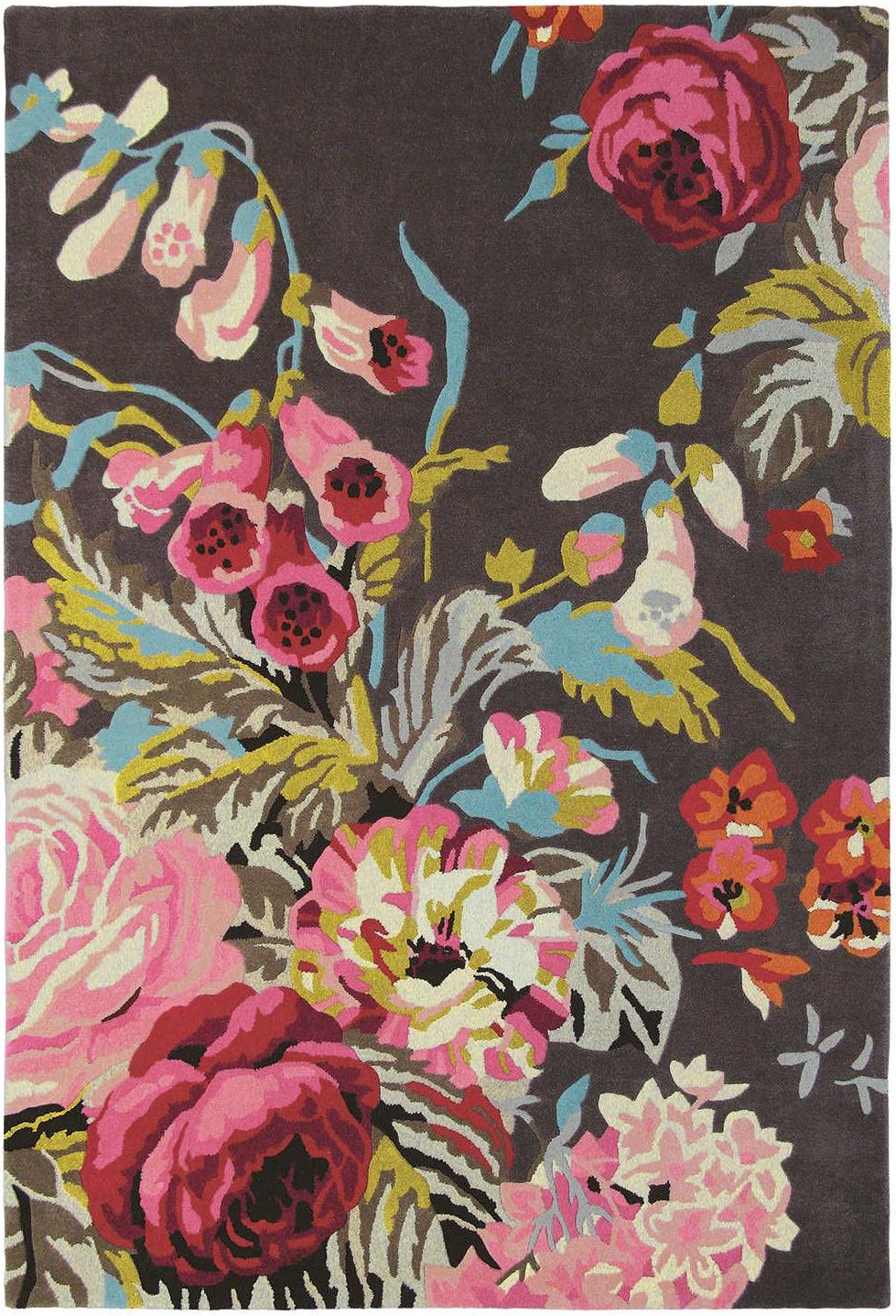 Pure Petal Foliage Hand-Tufted Rug
