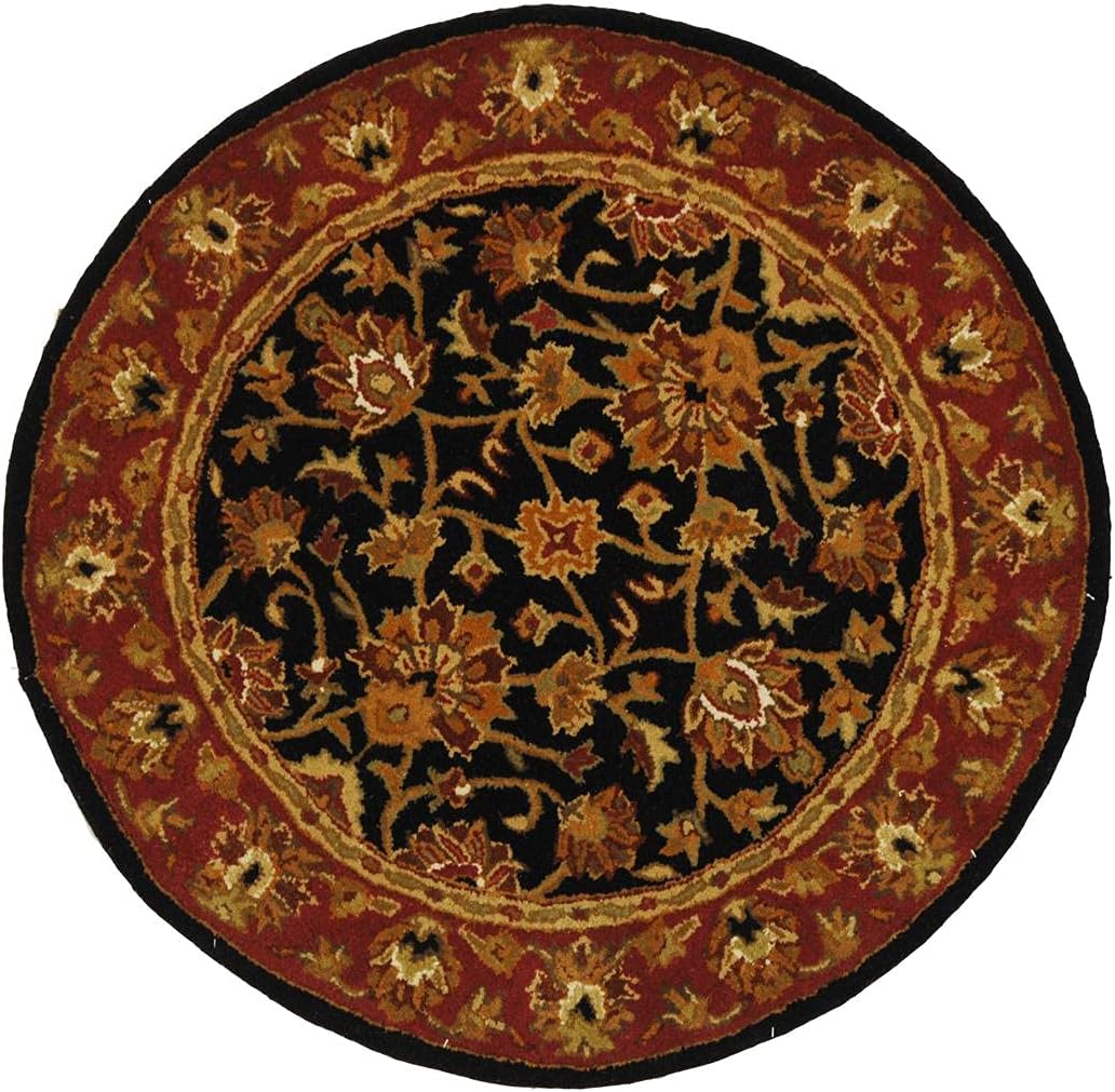 Qom Persian Tufted Round Carpet & Rug