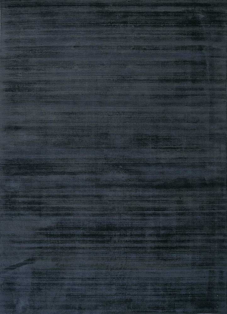 Black Lustre Haven Viscose Silk Hand-Tufted Rug