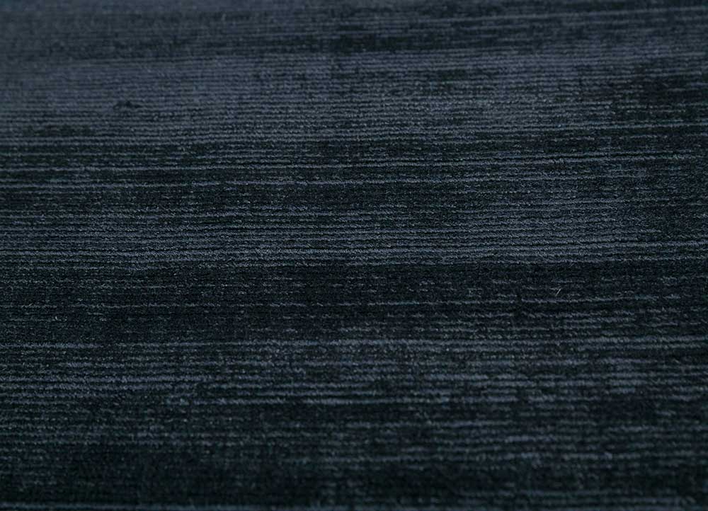 Black Lustre Haven Viscose Silk Hand-Tufted Rug