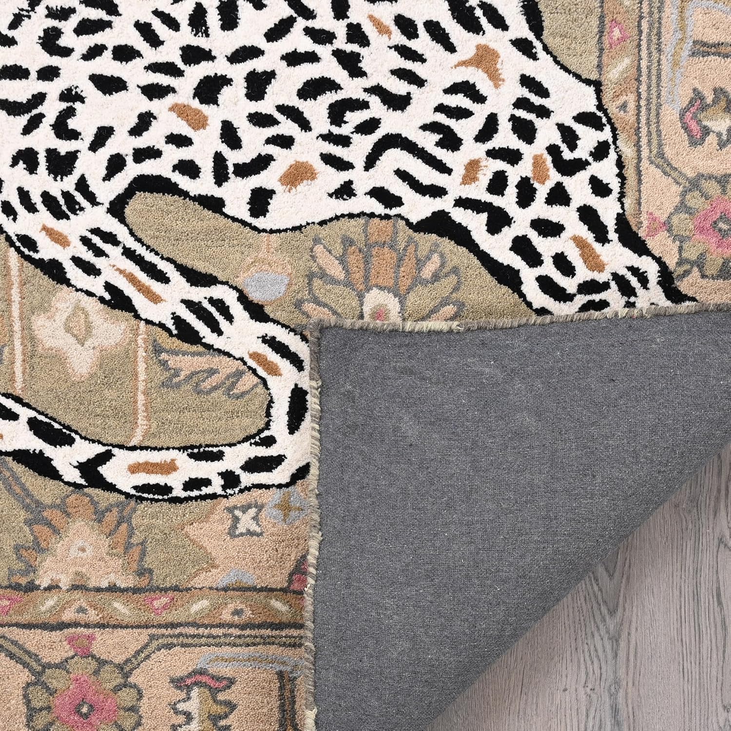 Regal Leopard Wool Carpet & Rug