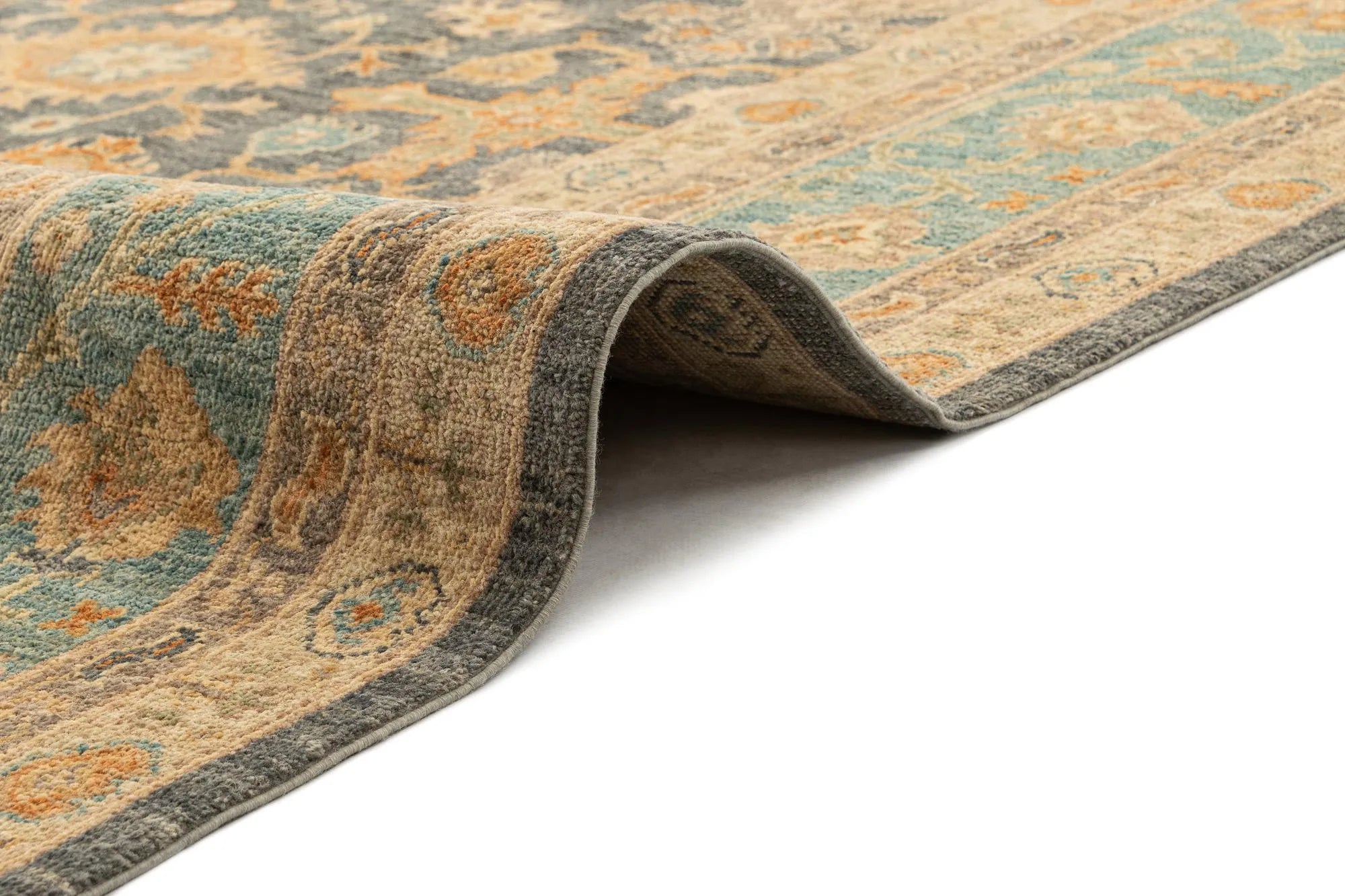 Regal Roots Oushak Hand-Knotted Rug