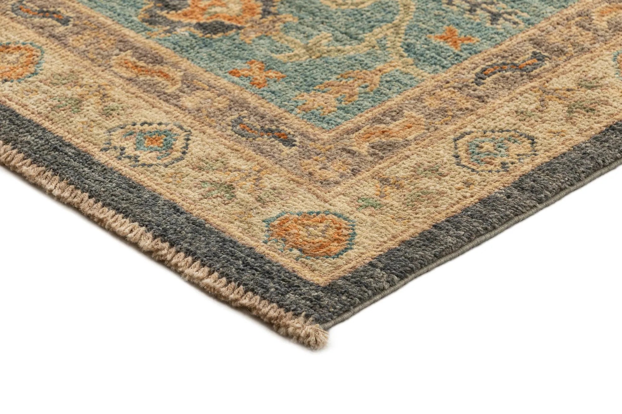 Regal Roots Oushak Hand-Knotted Rug