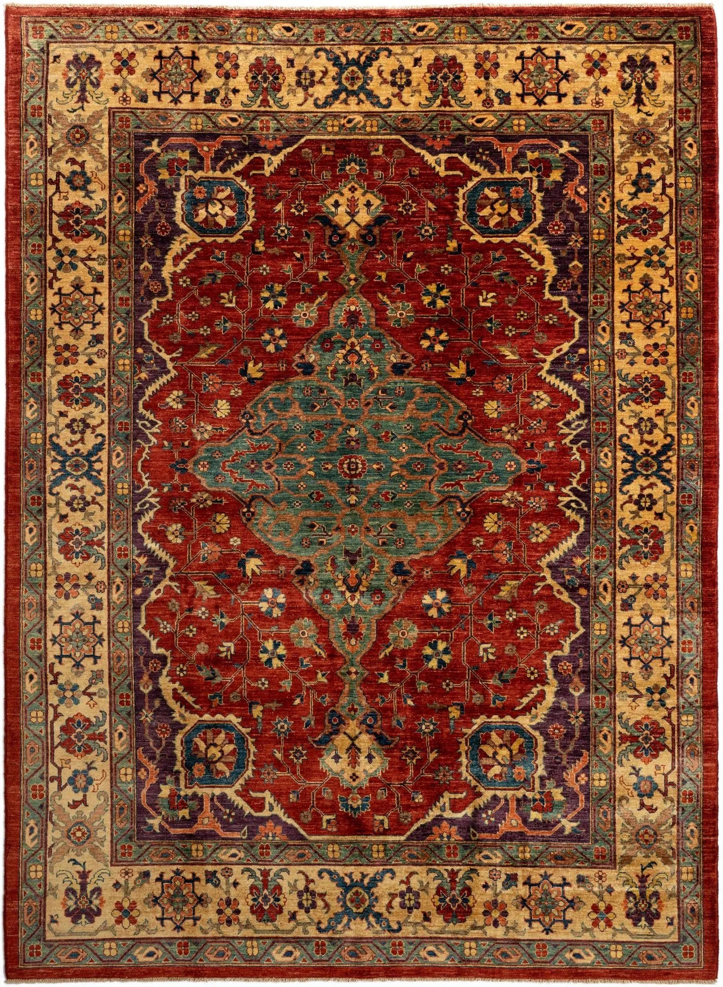 Royal Traditions Indo-Tabriz Hand-Knotted Rug