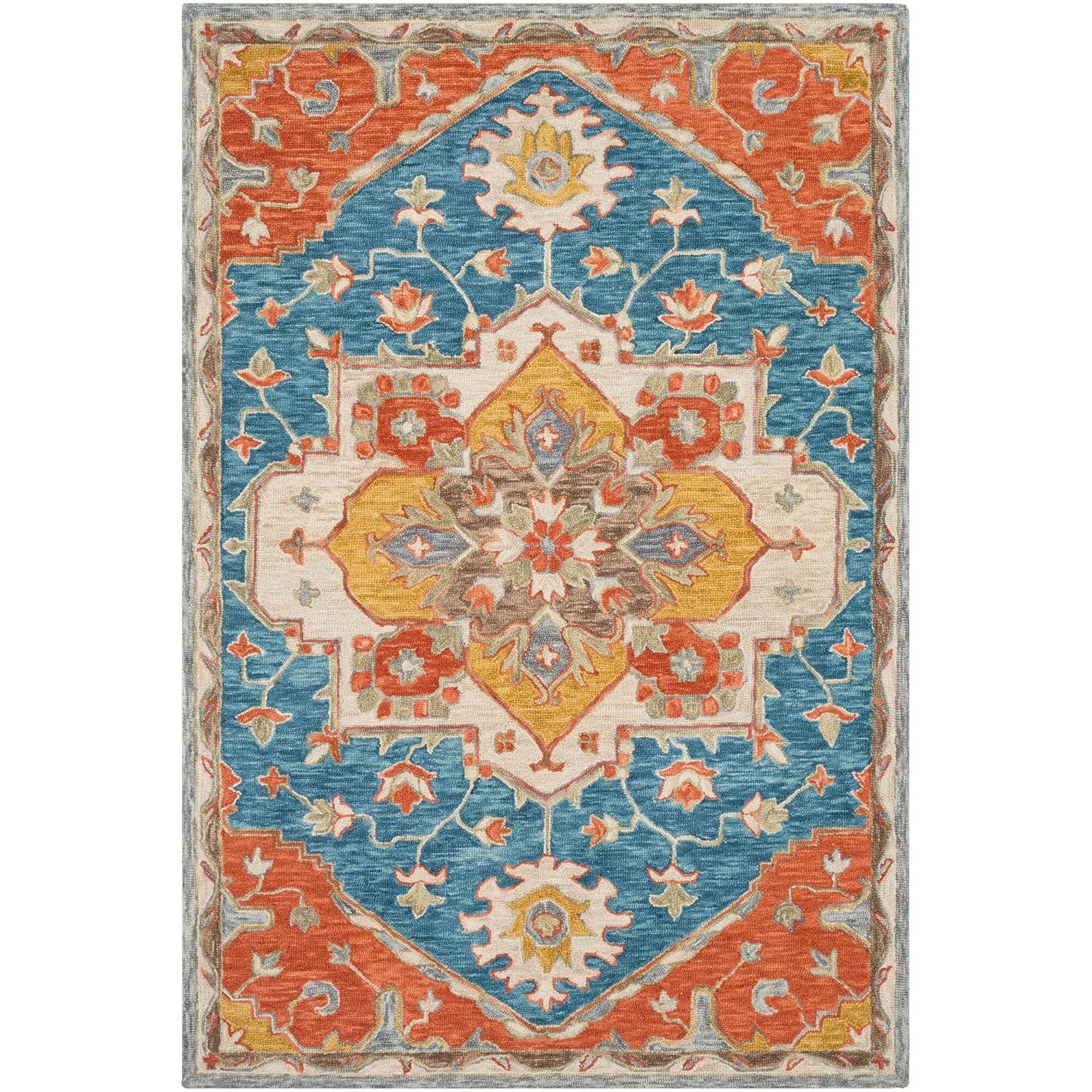 Rust Shedded Loop Carpet & Rug