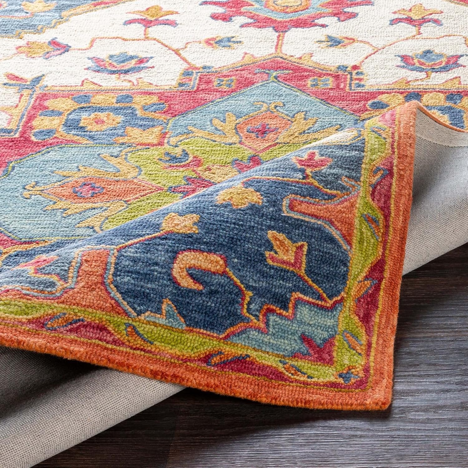 Rust Shedded Oriental Loop Carpet & Rug