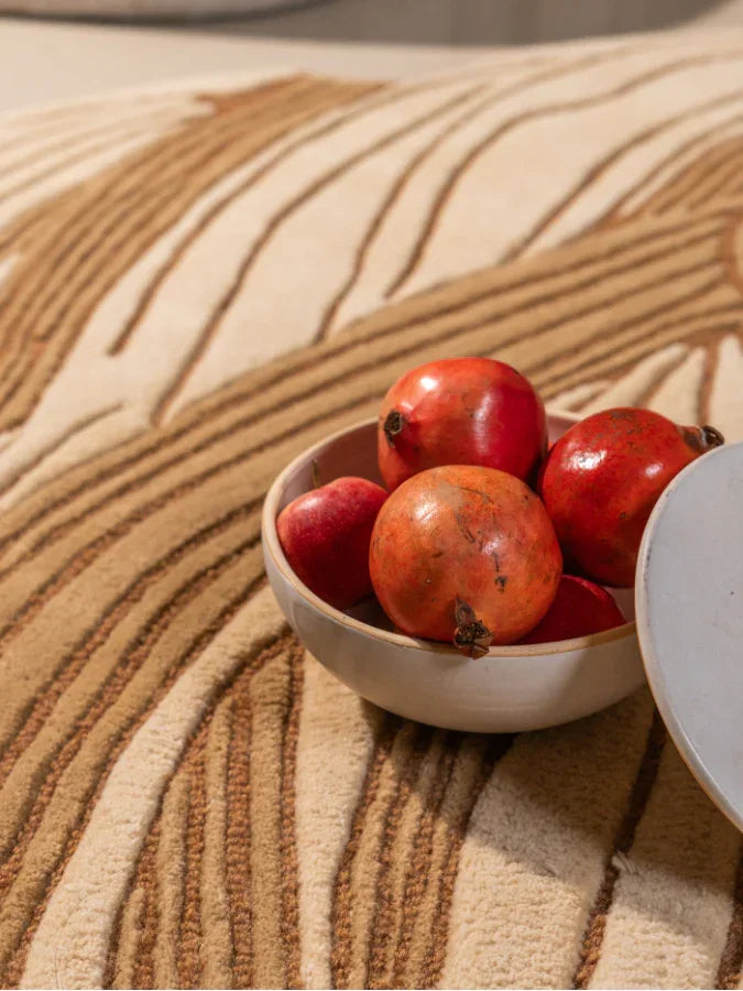 Rustic Beige Irregular Carpets & Rug