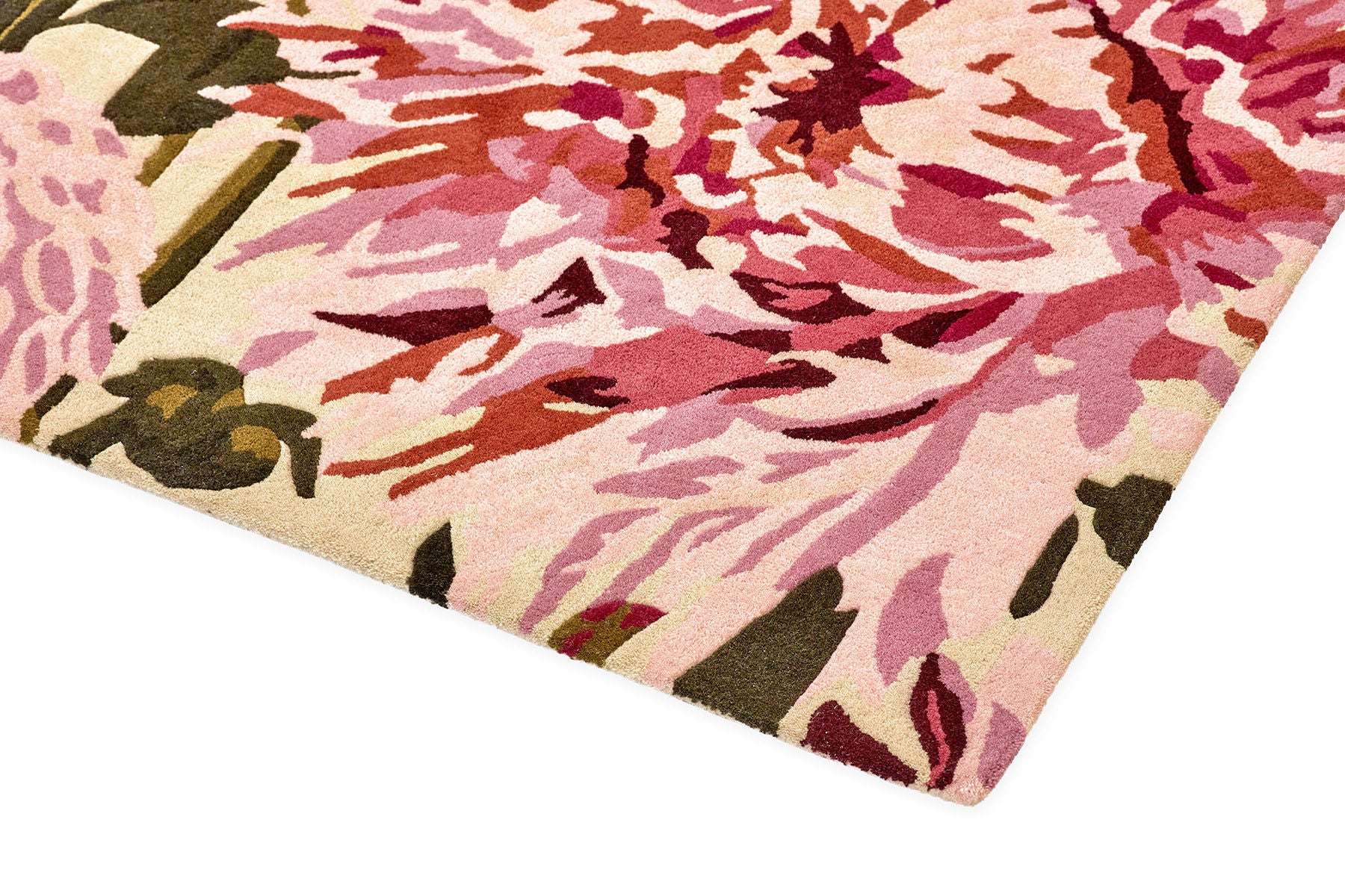 Soft Botanica Foliage Hand-Tufted Rug