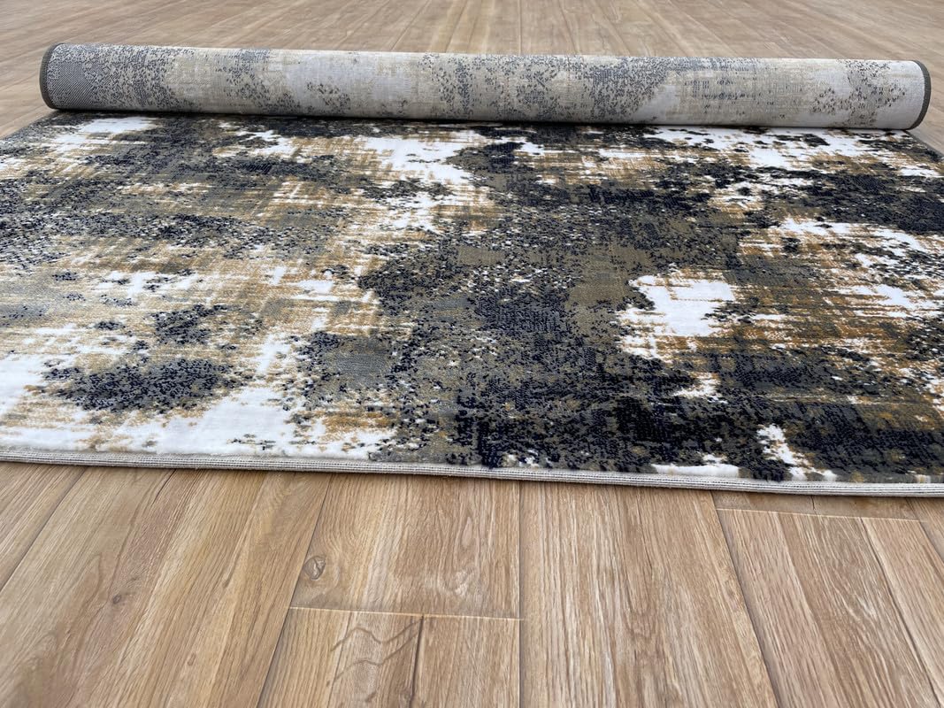 Soft Modern Abstract Area Rug