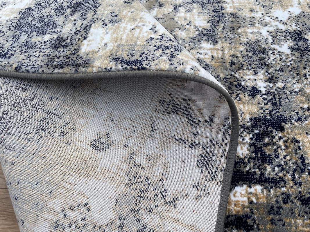 Soft Modern Abstract Area Rug