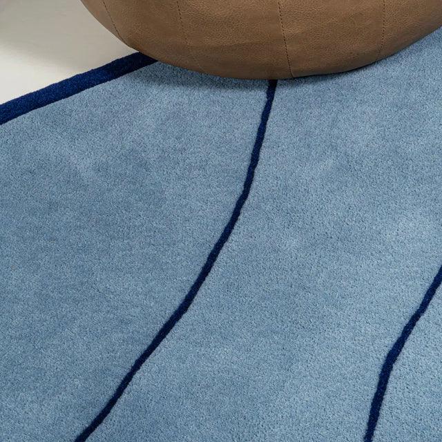 Studio Blue Irregular Carpet & Rug