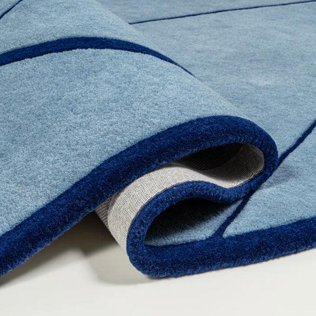 Studio Blue Irregular Carpet & Rug