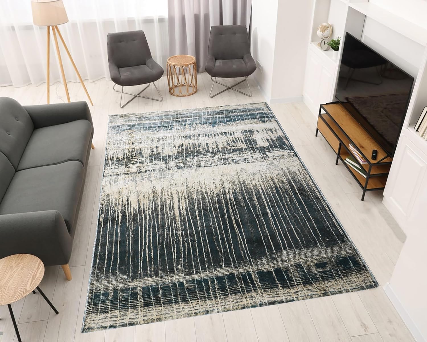 Stylish Modern Abstract Area Rug