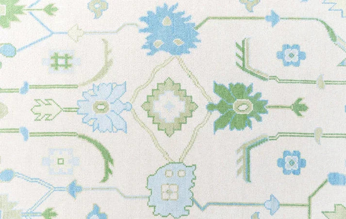Timeless Crest Oushak Hand-Knotted Rug