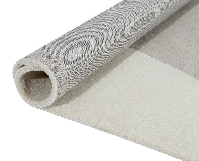 Trendy Beige Irregular Rug