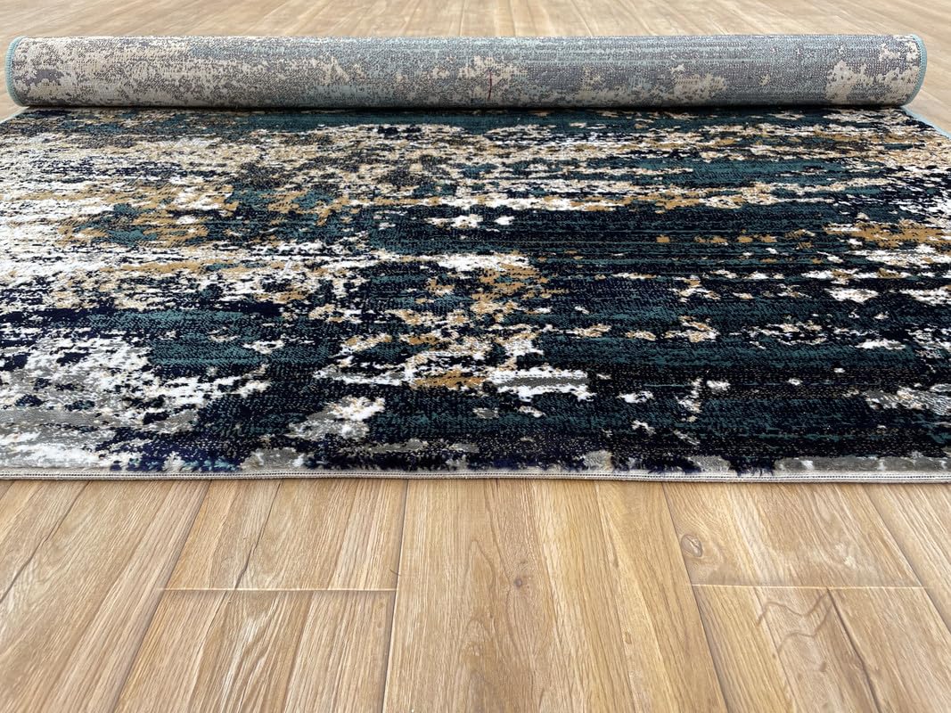 Trendy Modern Abstract Area Rug