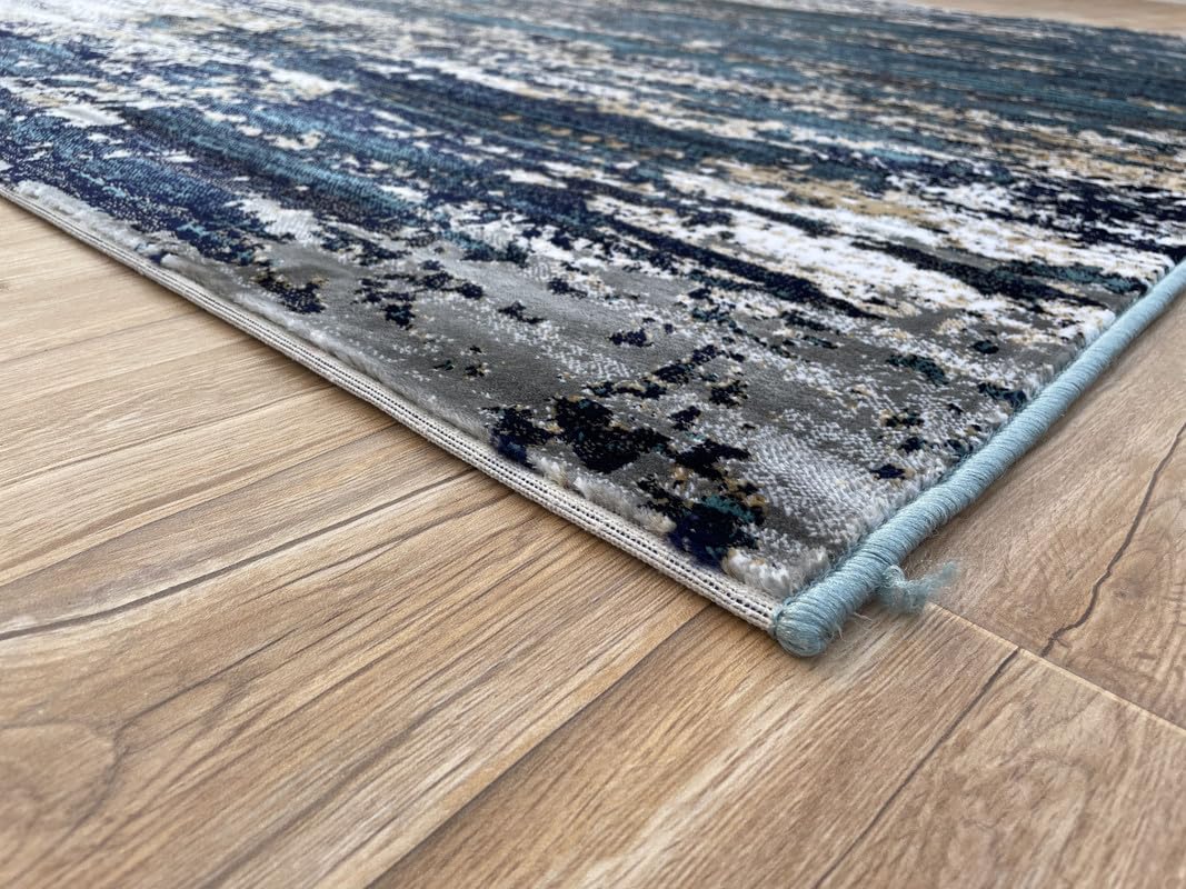 Trendy Modern Abstract Area Rug