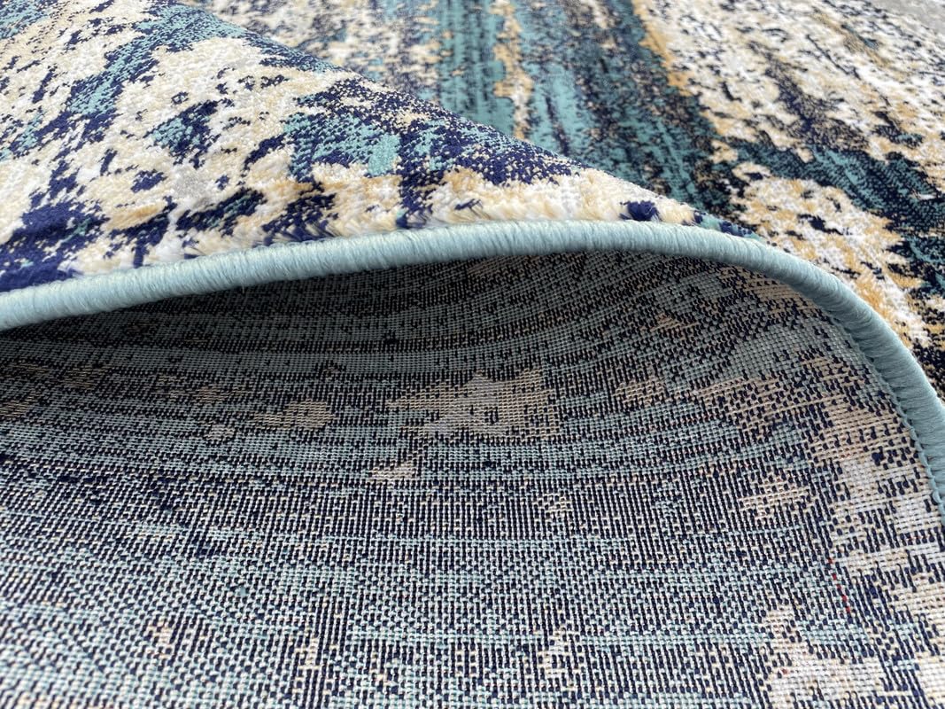 Trendy Modern Abstract Area Rug