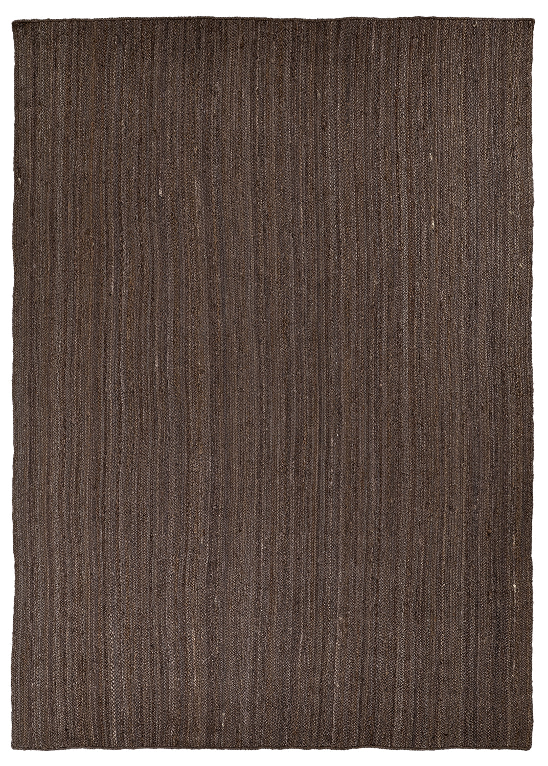 Umber Color Handmade Braided Jute Carpet