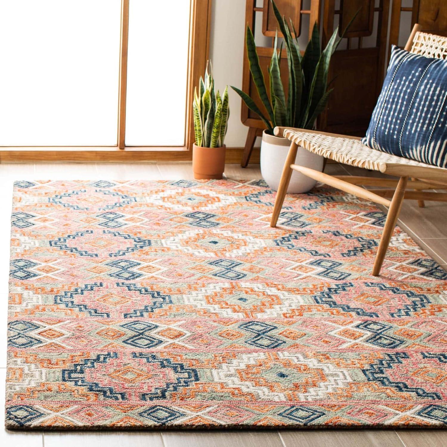 Loop Loom Rugs Variegated Shedded Loop Carpet & Rug