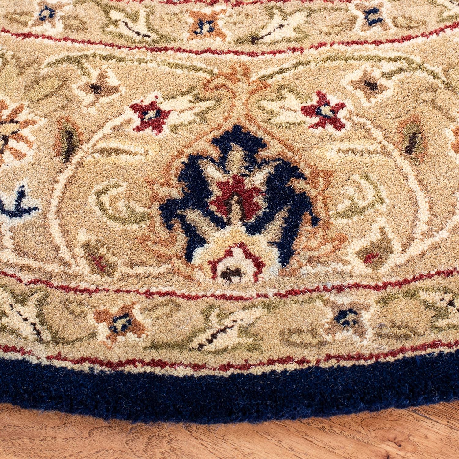 Vaziri Persian Tufted Round Carpet & Rug