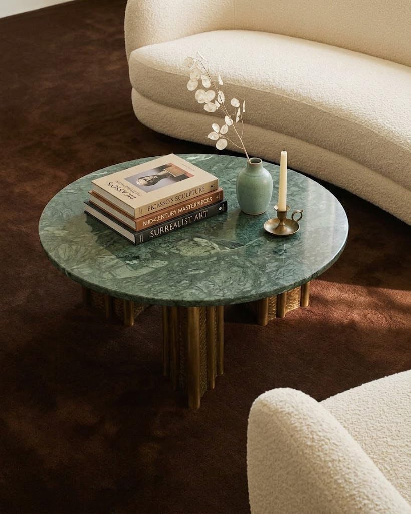 Walnut Color Wool Hand-tufted Solid Carpet & Rug