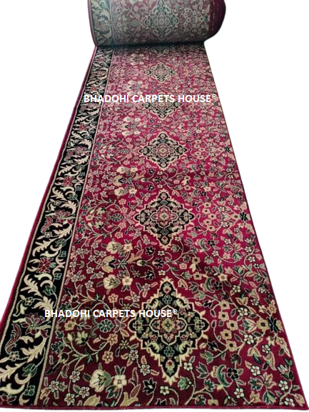 Maroon Janamaz Carpet Roll – 15mm Ultra Soft & Luxurious Mosque Prayer Mat