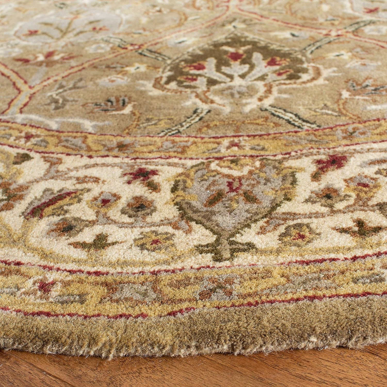Zanjan Persian Tufted Round Carpet & Rug