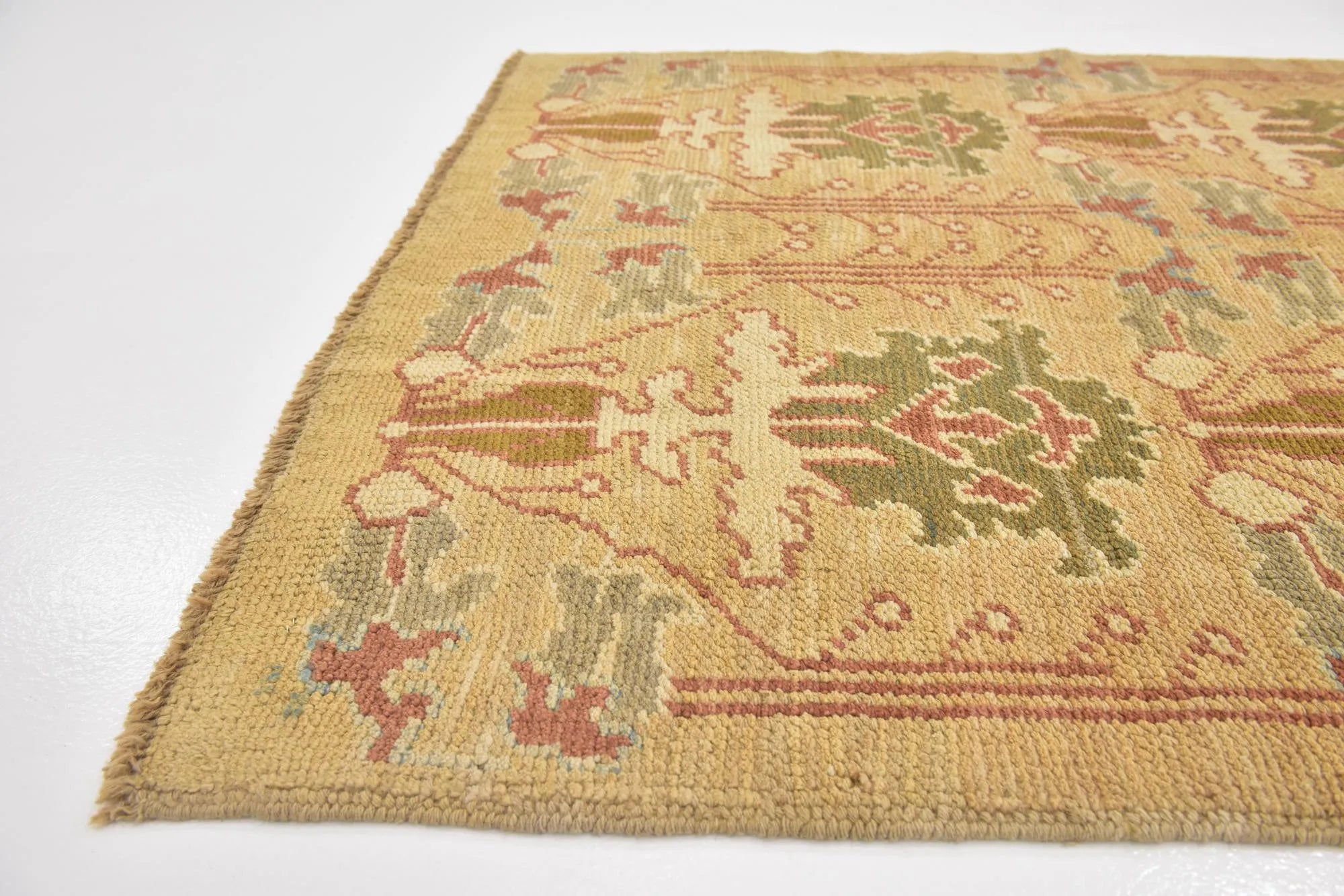 La Belle Oushak Hand-Knotted Wool Rug