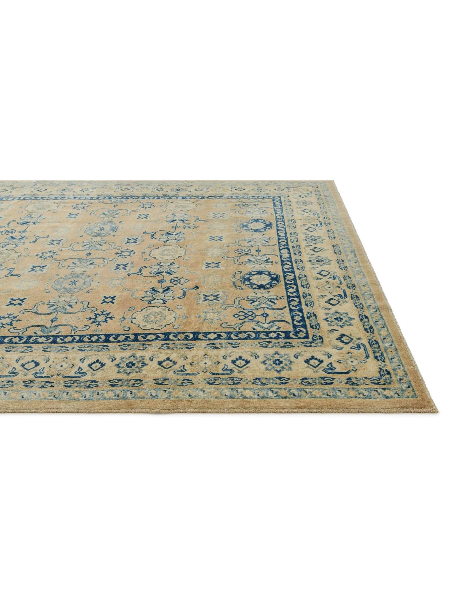 Bloom Oushak Hand-Knotted Wool Rug