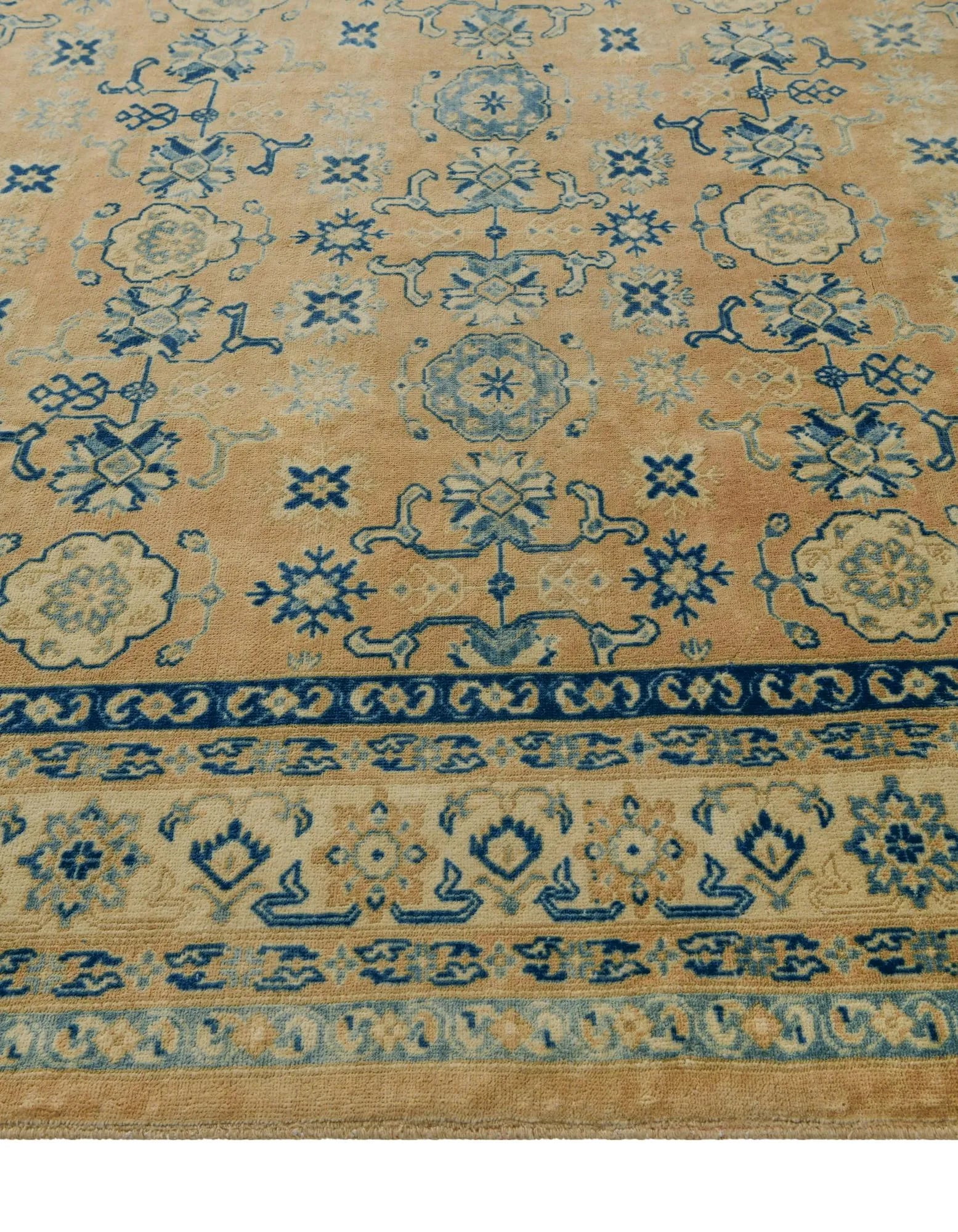 Bloom Oushak Hand-Knotted Wool Rug