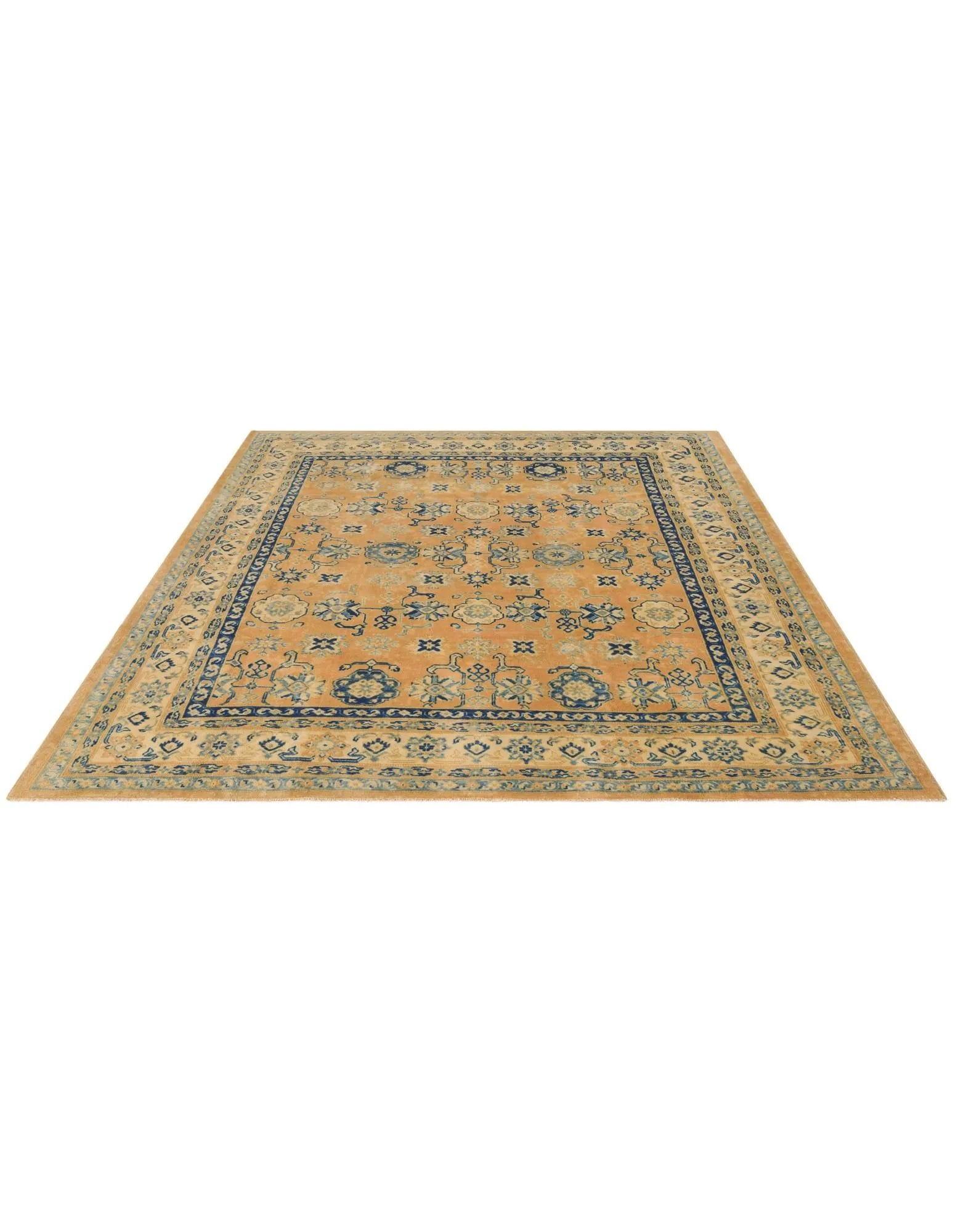 Bloom Oushak Hand-Knotted Wool Rug