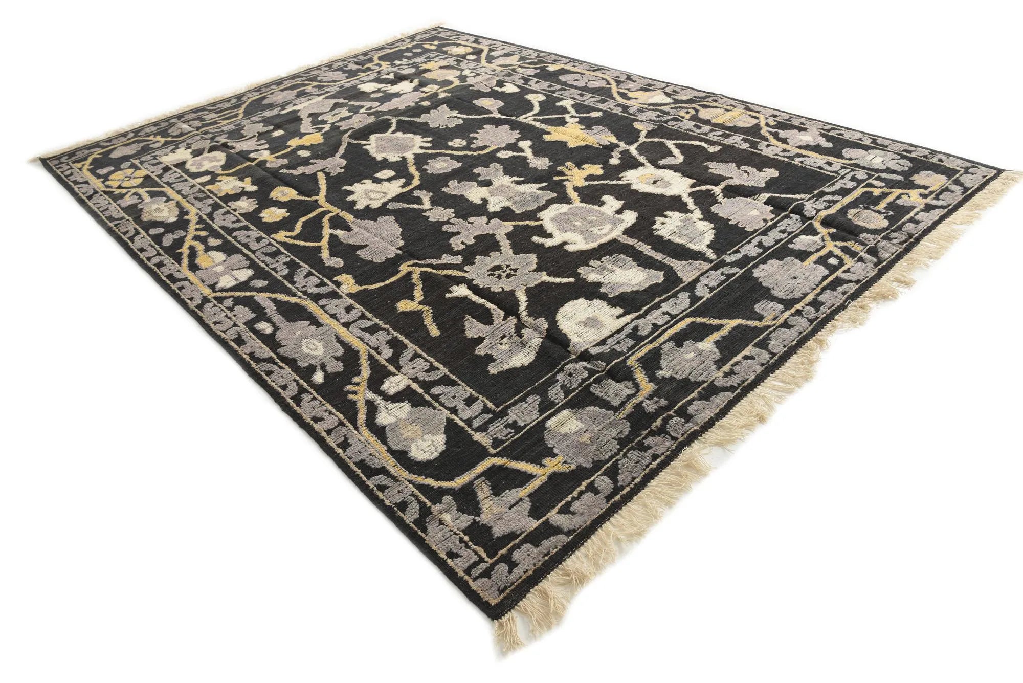 Amara Oushak Hand-Knotted Wool Rug