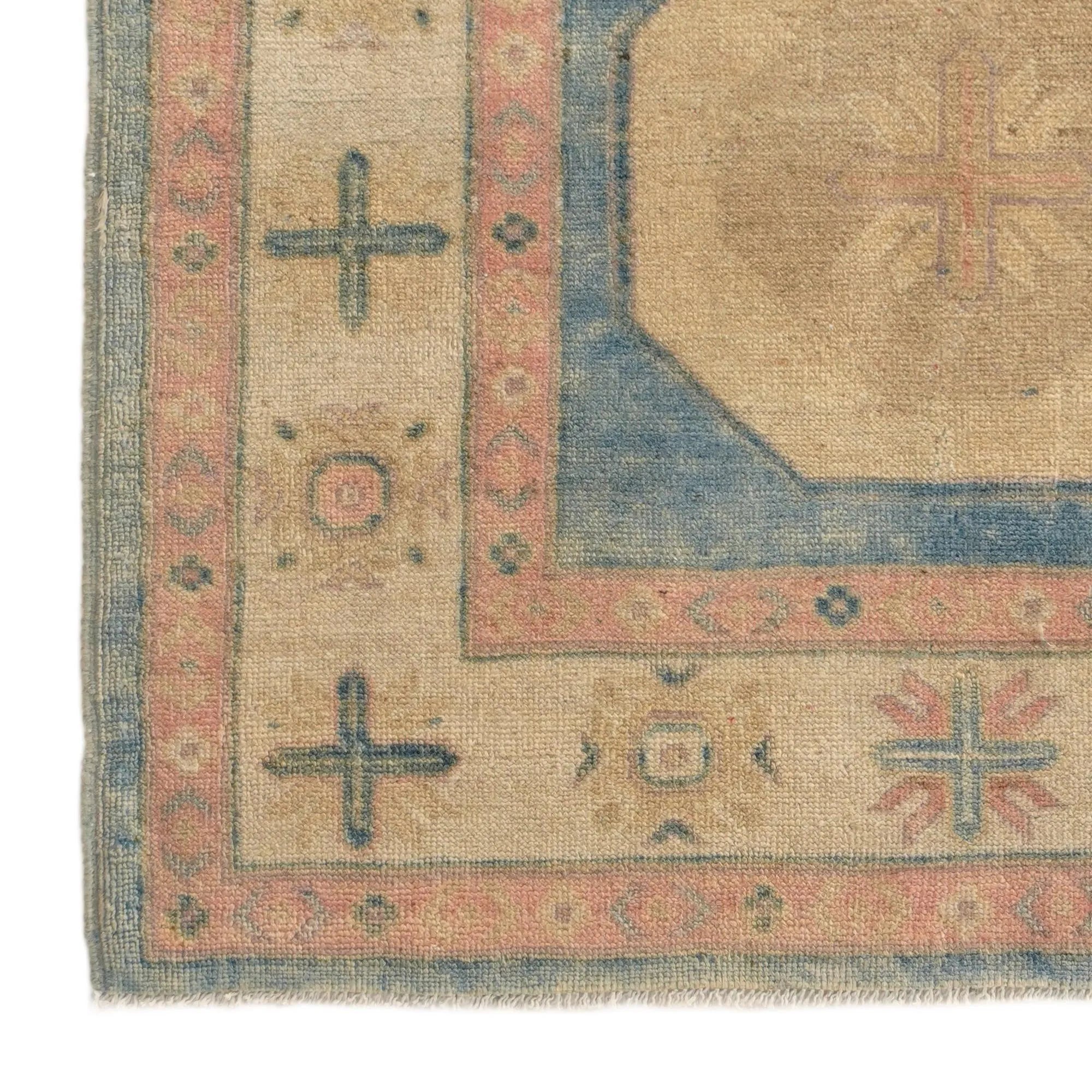 Camille Oushak Hand-Knotted Wool Rug