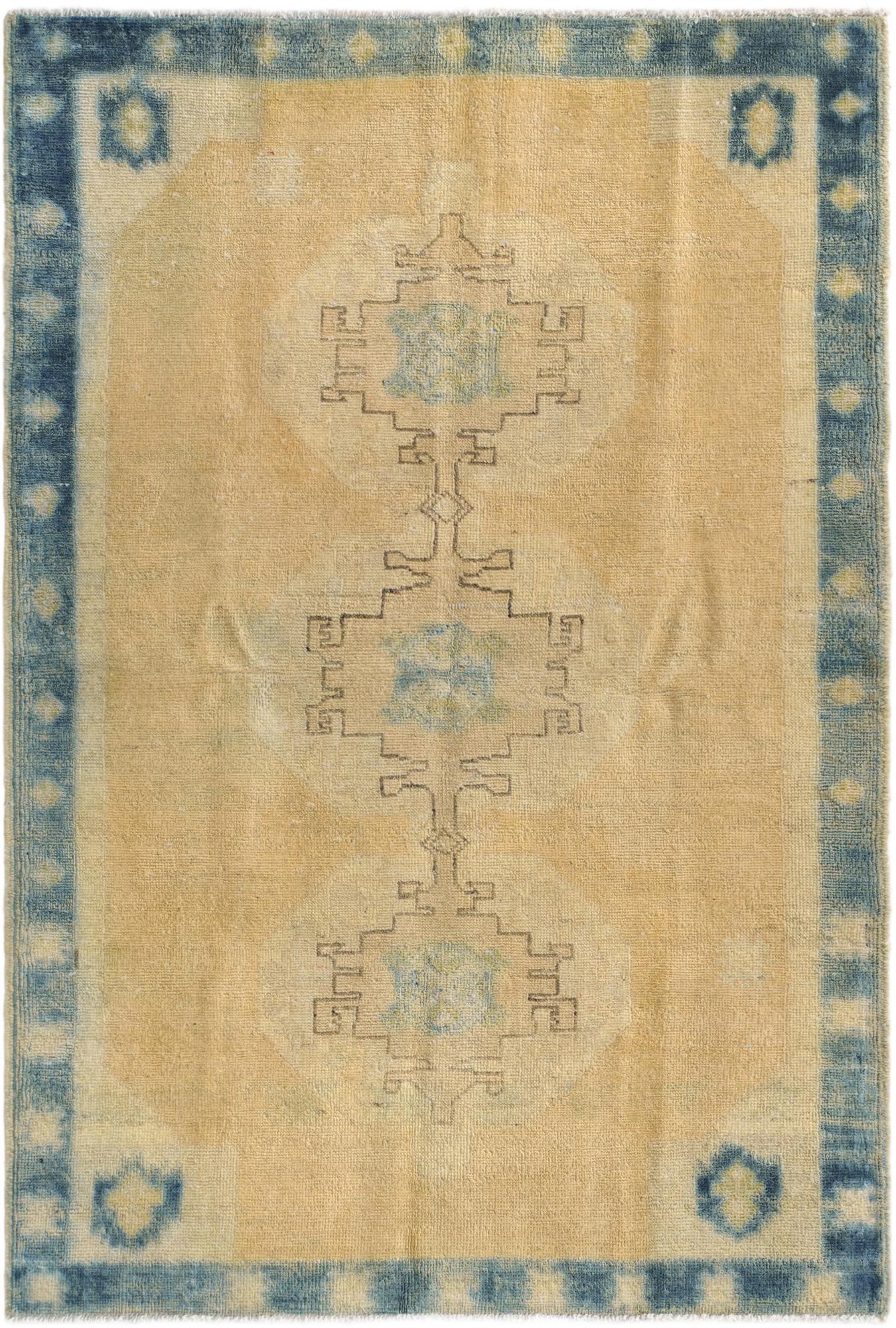 Elite Oushak Hand-Knotted Wool Rug