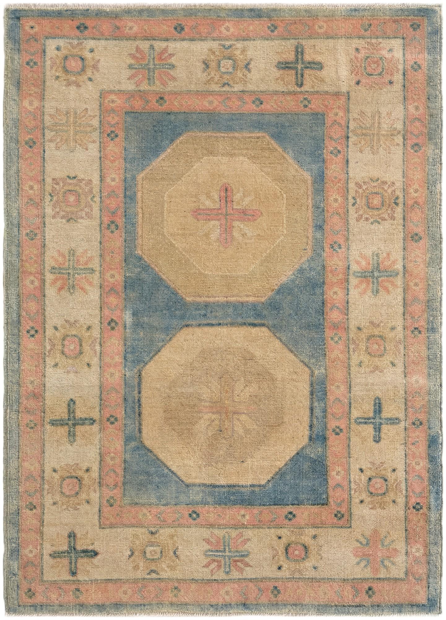 Camille Oushak Hand-Knotted Wool Rug
