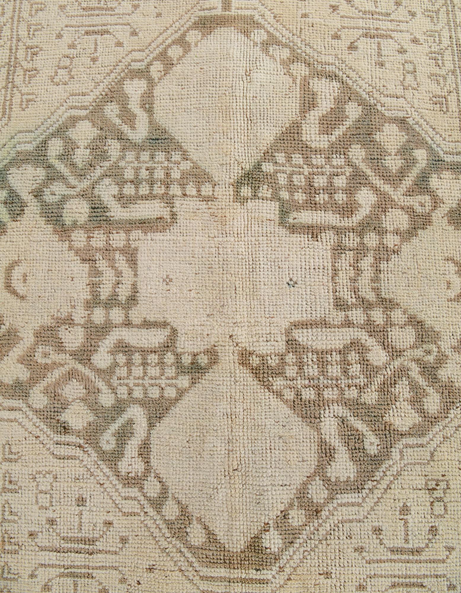 Bluebell Oushak Hand-Knotted Wool Rug