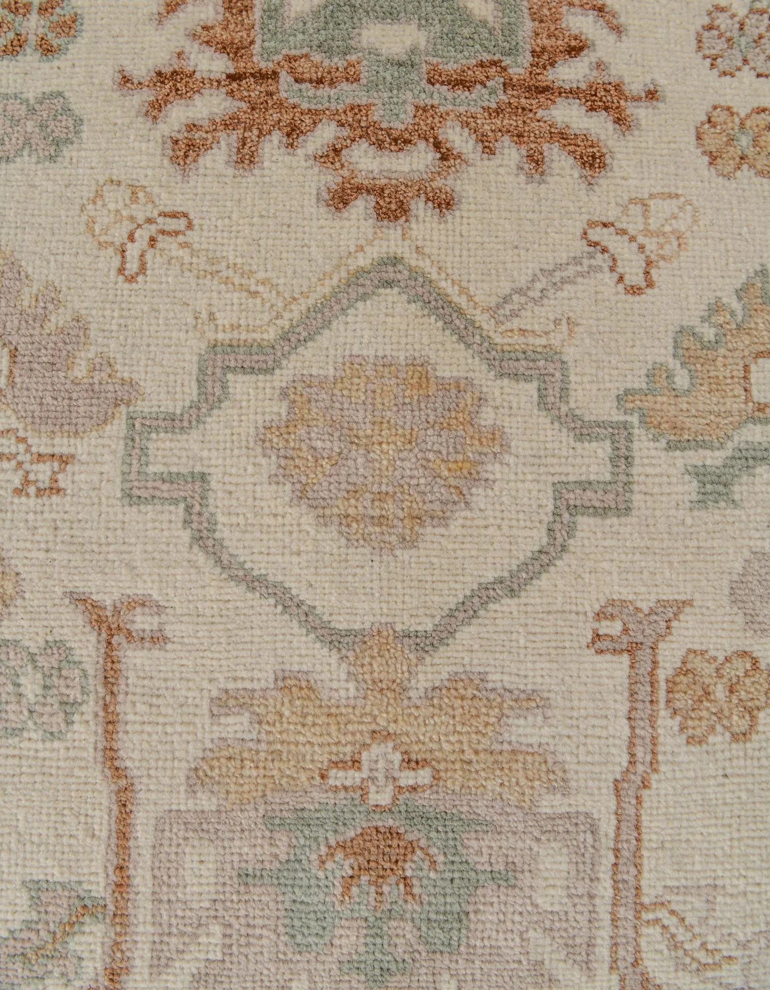 Genevieve Oushak Hand-Knotted Wool Rug