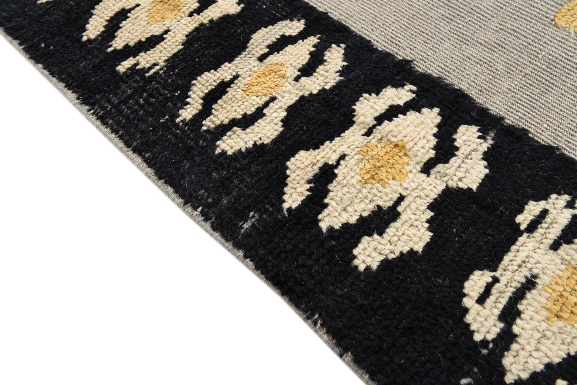 Lavender Oushak Hand-Knotted Wool Rug