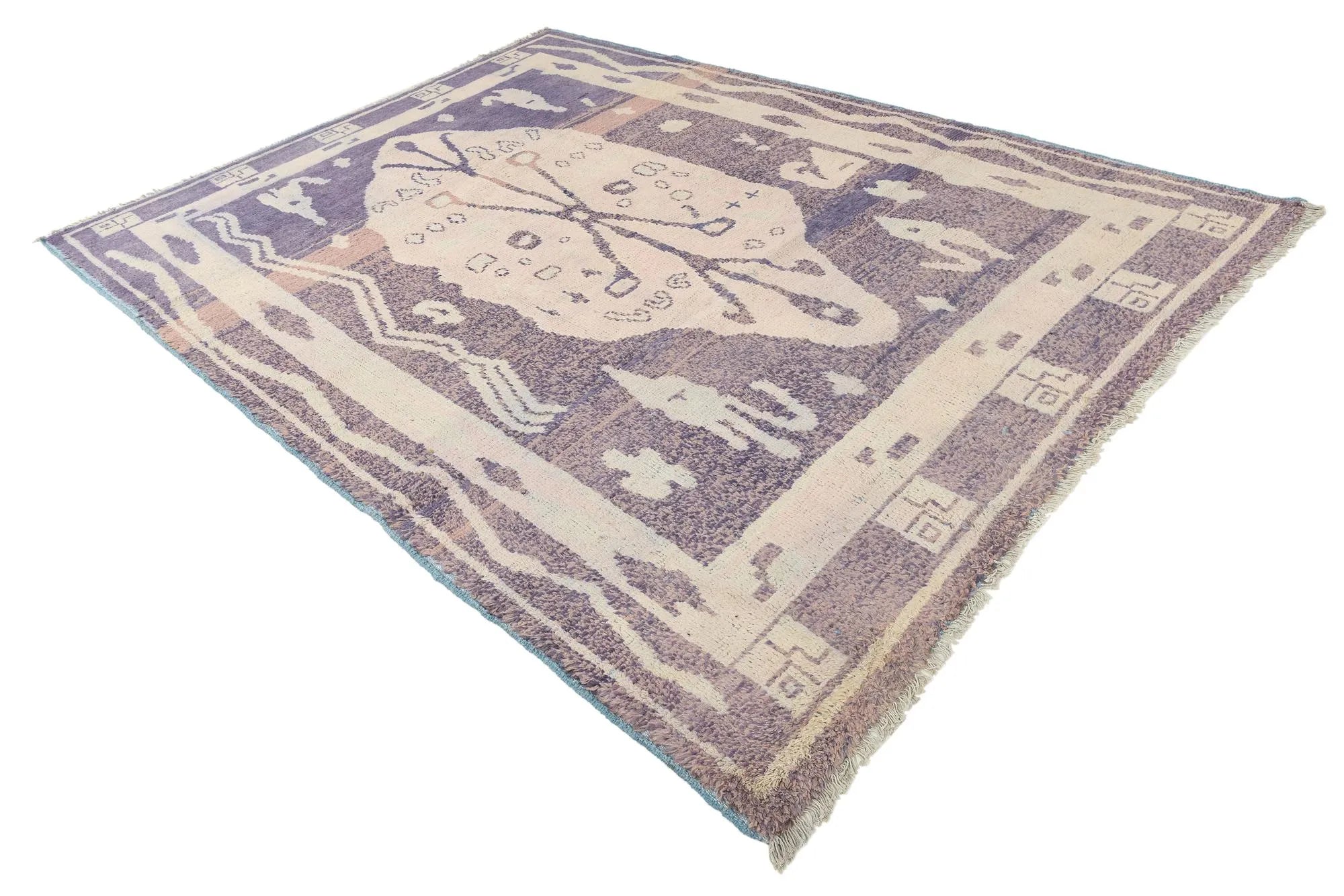 Willow Oushak Hand-Knotted Wool Rug