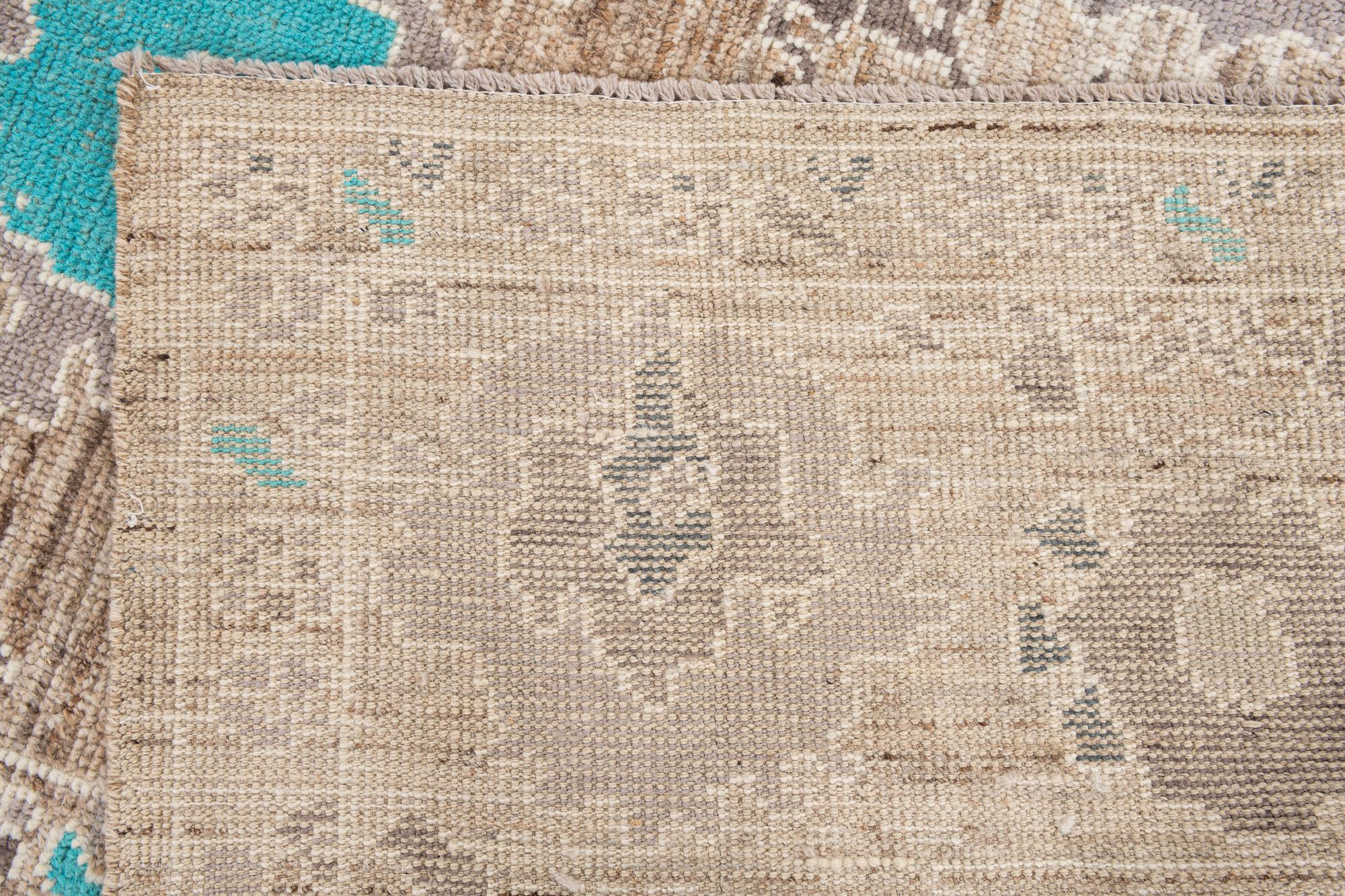 Helena Oushak Hand-Knotted Wool Rug