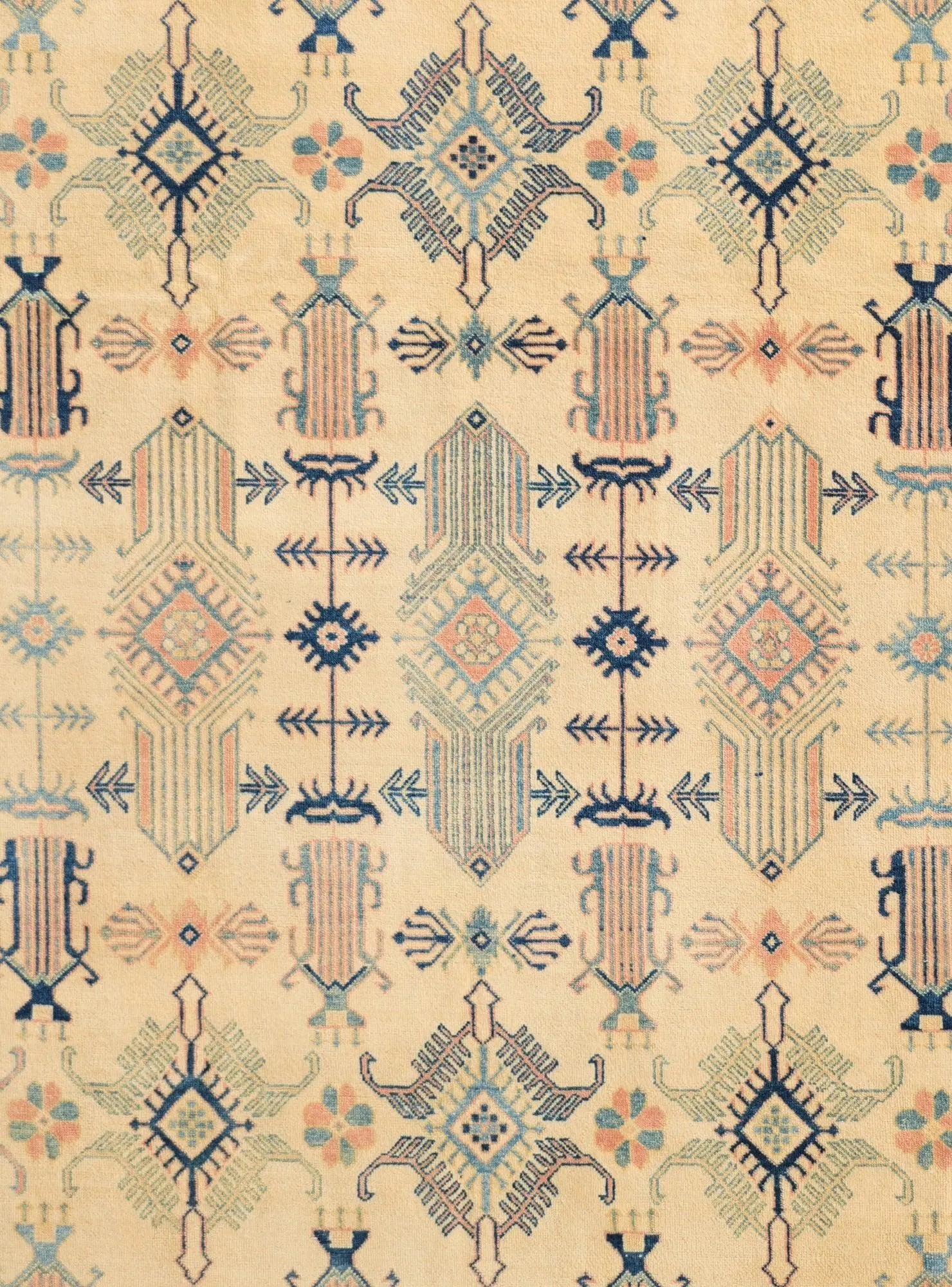 Grandeur Oushak Hand-Knotted Wool Rug