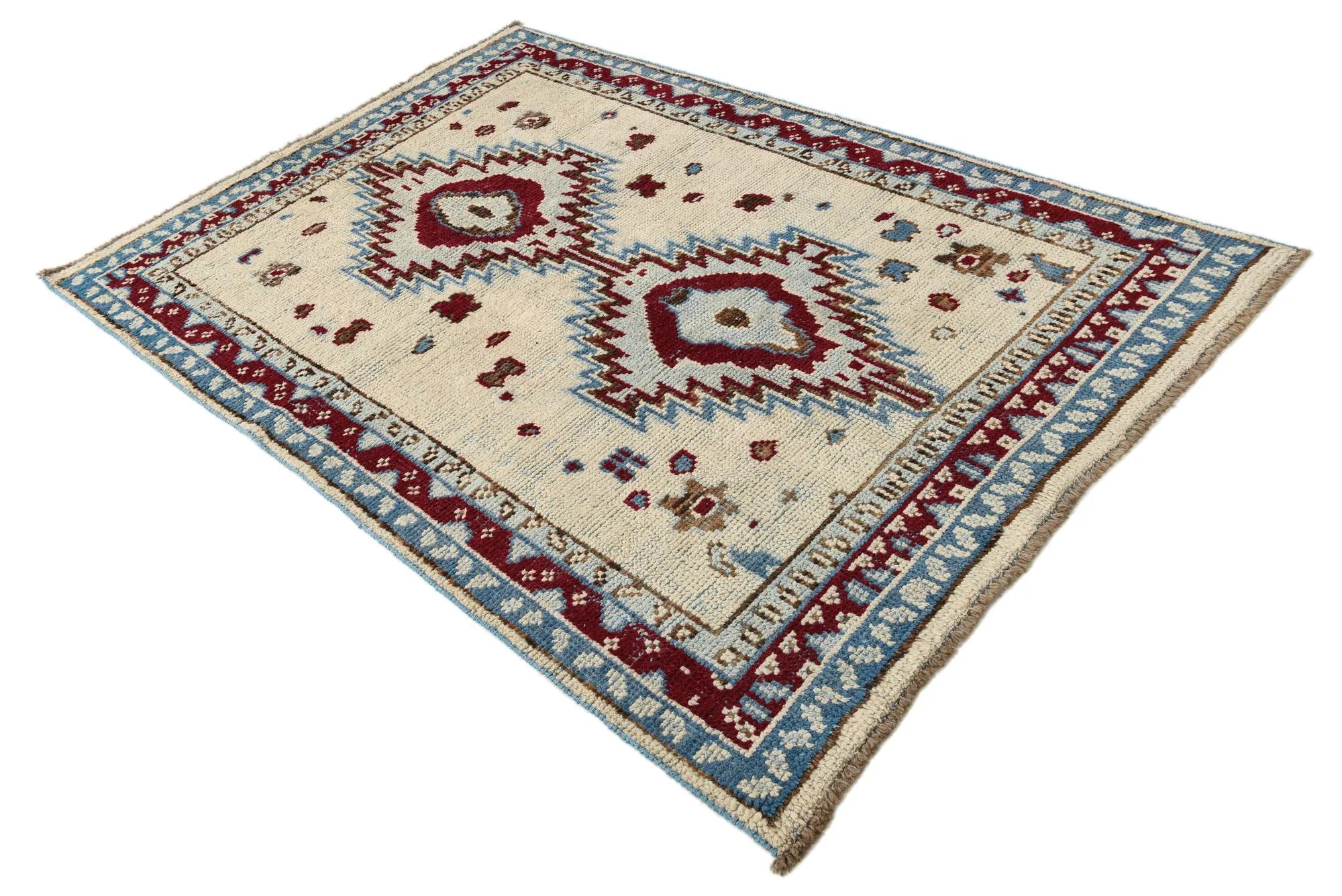 Estelle Oushak Hand-Knotted Wool Rug