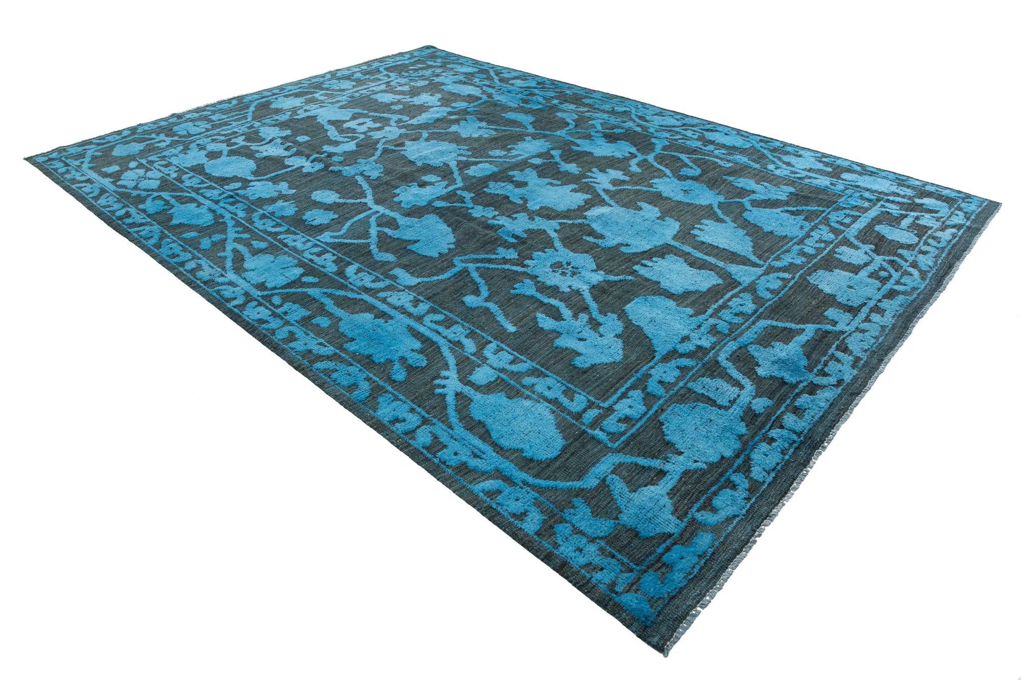 Florence Oushak Hand-Knotted Wool Rug