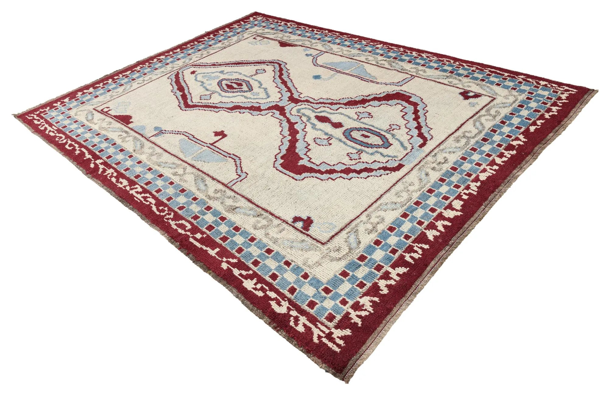 Grandeur Oushak Hand-Knotted Wool Rug