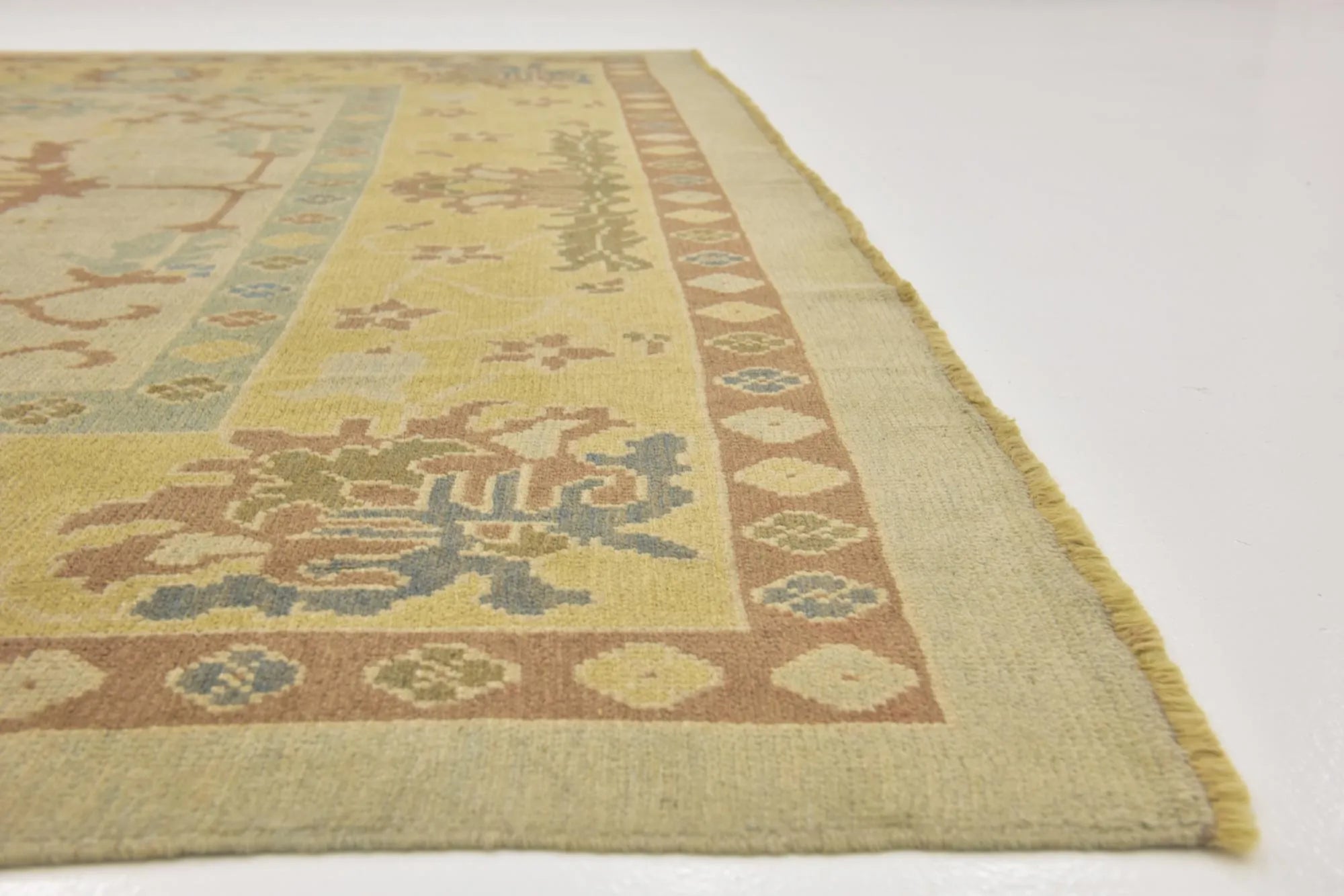 Lucia Oushak Hand-Knotted Wool Rug