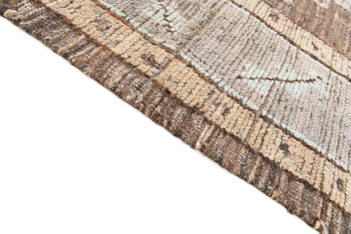 Opulent Oushak Hand-Knotted Wool Rug