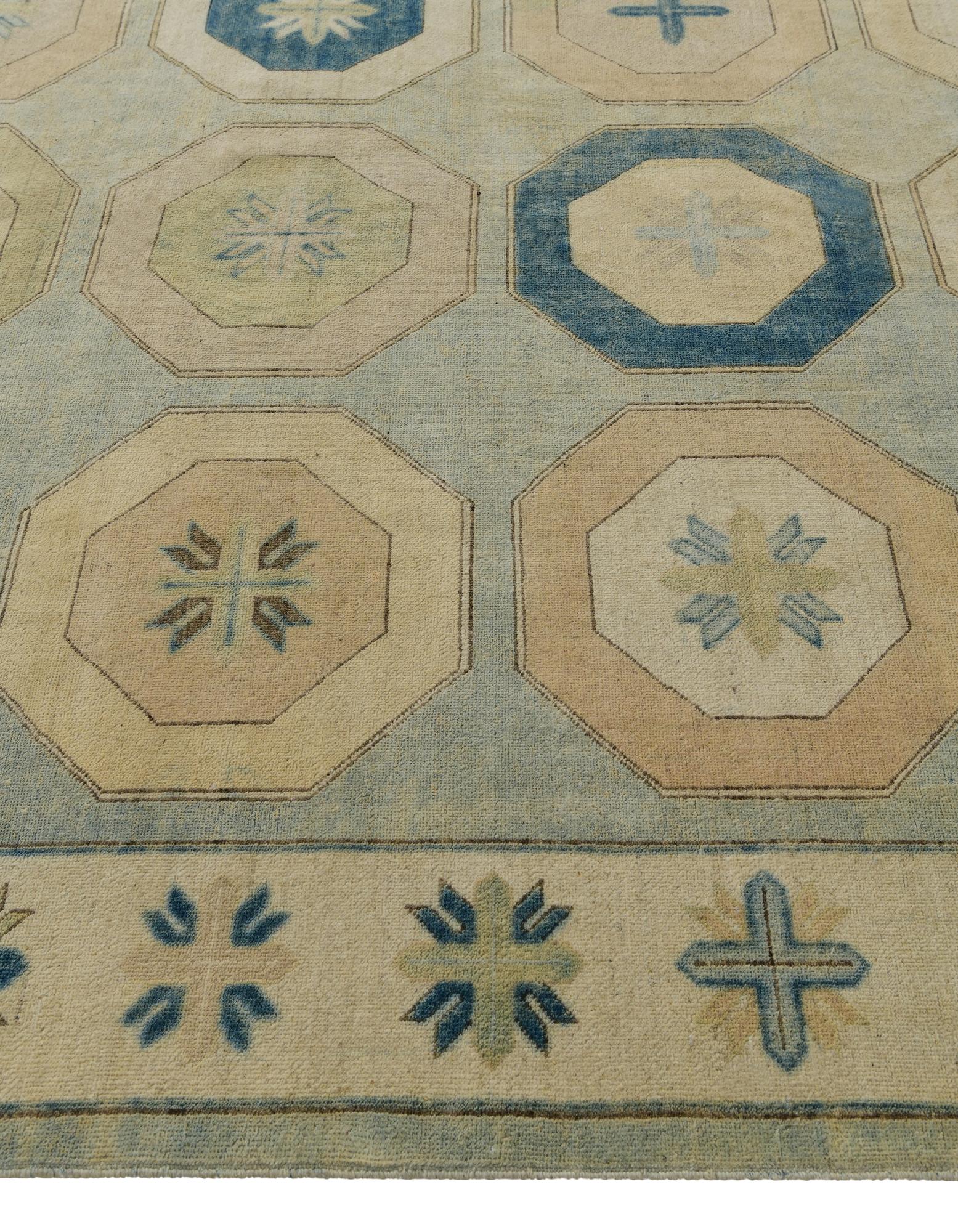 Ophelia Oushak Hand-Knotted Wool Rug